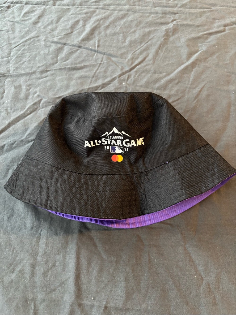 MLB 2021 All-Star Game Black & Purple Reversible Bucket Hat